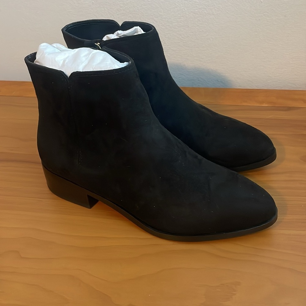 J. Crew Black Ankle Boots